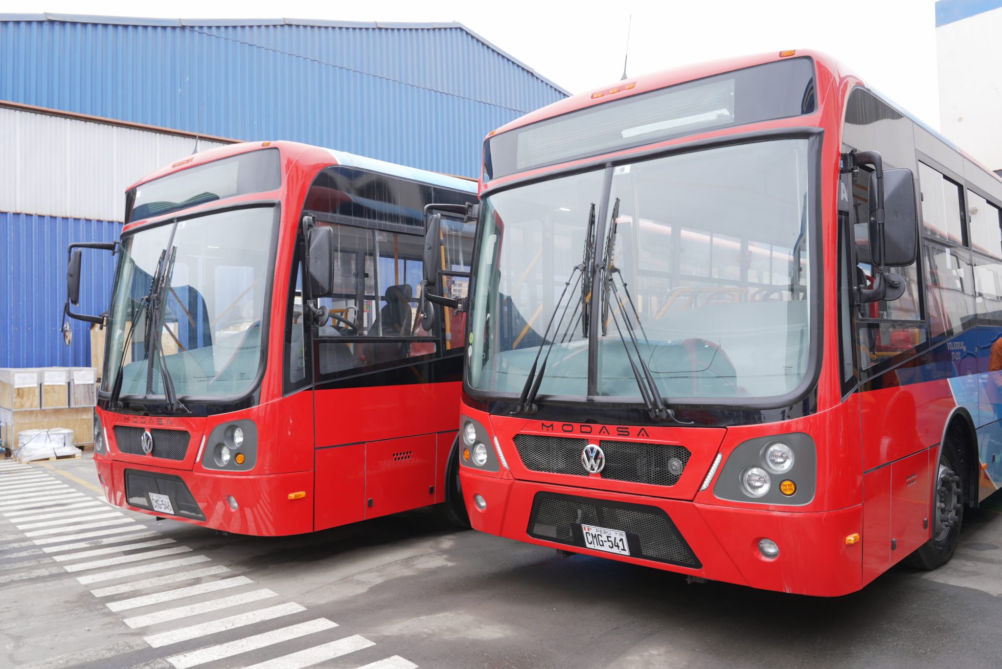 Modasa entrega 34 buses modelo Titán Urbano a GNV a la Empresa de