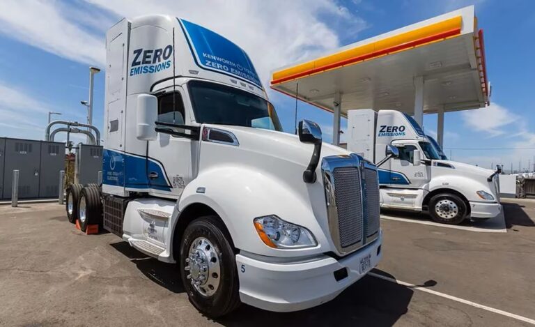 Proyectan red vial con estaciones de hidrógeno para camiones en Estados Unidos