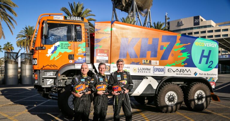 La tecnología del hidrógeno llega al Dakar con Juvanteny, Criado y del Vall