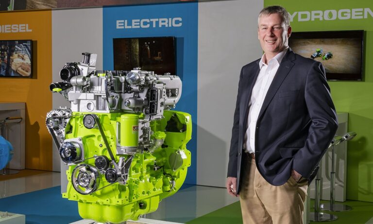 Motor de Hidrógeno de JCB hace su debut internacional