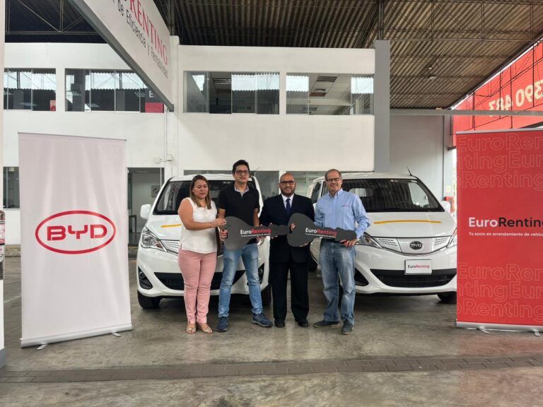 BYD incorpora dos vehículos eléctricos a flota de renting para Samsung