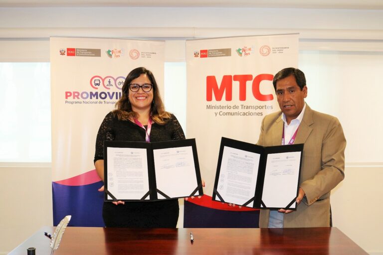 Transporte Urbano Sostenible se hace viable tras convenio suscrito entre MTC y municipios provinciales