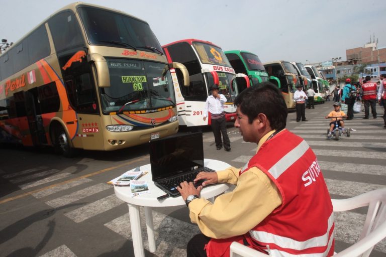 Transportistas interprovinciales deben contar con hoja de ruta electrónica