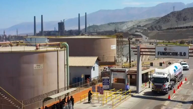 Southern Perú invertirá US$62.3 millones para usar gas natural en su fundición en Ilo