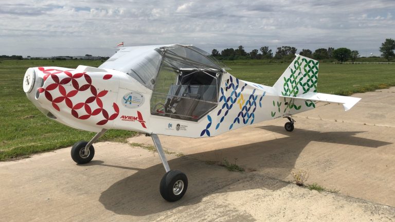 Así es el primer avión eléctrico argentino que nació en la Universidad Nacional de La Plata