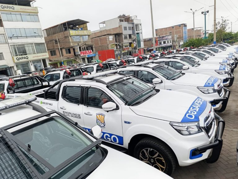 50 camionetas eléctricas reforzarán la seguridad en distrito Villa El Salvador