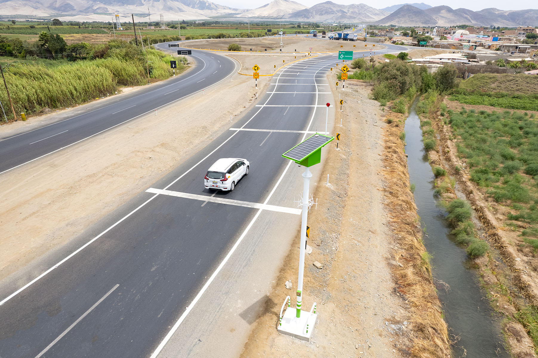 Flota híbrida y eléctrica refuerzan supervisiones en concesión Red Vial 4