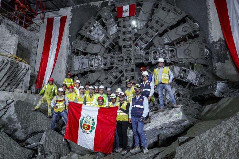 Línea 2 del Metro llega a Óscar Benavides y presenta un avance de 80%