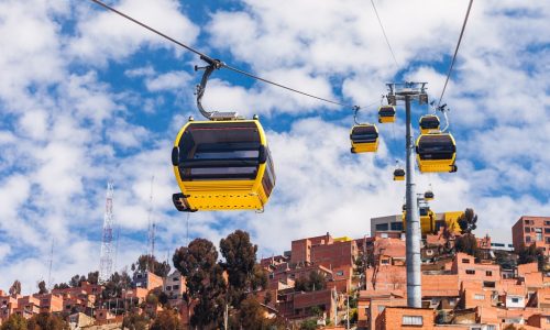 Mi,Teleferico,Is,An,Aerial,Cable,Car,Urban,Transit,System