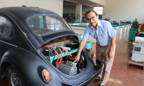 Vocho cero emisiones UNI convierte antiguo Volkswagen en un vehículo eléctrico sostenible